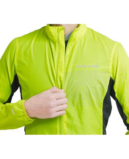 Велокуртка ветрозащитная KELLYS LEVANTE green, Цвет: Лайм, Размер: XL, изображение 3