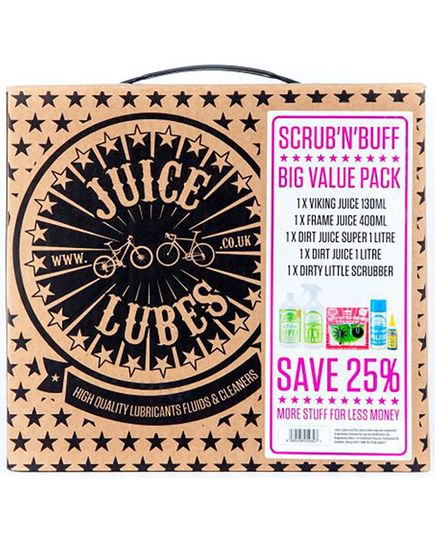 Набір для чищення велосипеда Juice Lubes Mixed Bundle, Scrub & Buff Pack, One Size, зображення 2
