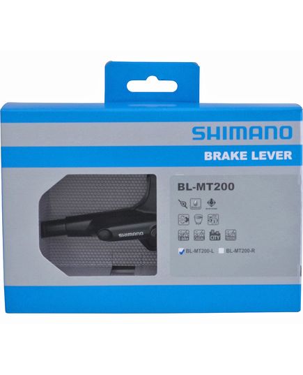 Тормозная ручка Shimano BL-MT200, левая, для гидр диск тормозов, черный, изображение 2