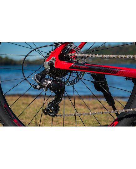Велосипед Polygon Cascade 3 красный черный, Цвет: Красный, Размер рамы: S, Диаметр колеса: 27.5", изображение 5