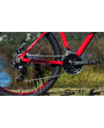 Велосипед Polygon Cascade 3 красный черный, Цвет: Красный, Размер рамы: S, Диаметр колеса: 27.5", изображение 7