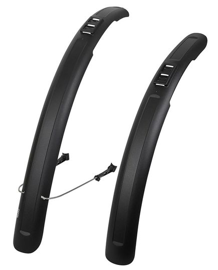 Крила Zefal 28" Trail 65 Set (2438) пластиков. передн.+ задн. чорн., зображення 2