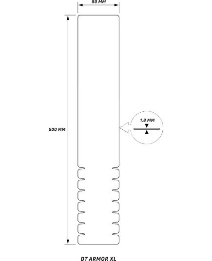 Защита рамы Zefal DT Armour XL (2523) пласт. черный, изображение 2