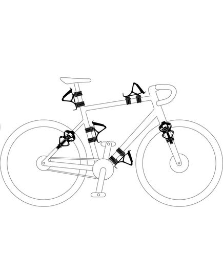 Крепление флягодержателя Zefal Gizmo (1083), пластмас., для рам диаметром 10-60мм, черн., изображение 3