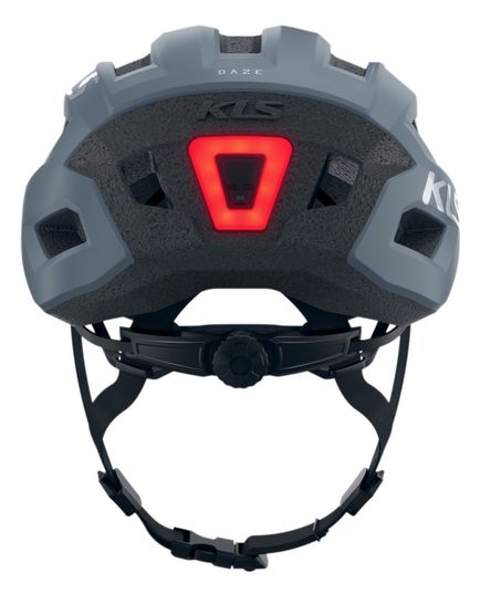 Шлем с мигалкой KLS DAZE LUMIO 022 steel grey, Колір: Сірий, Розмір шолома: L/XL (58-61 см), зображення 4