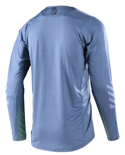 Джерси TLD SKYLINE AIR LS JERSEY [CHANNEL GRAY], Цвет: Голубой, Размер: L, изображение 2