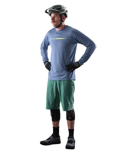 Джерси TLD SKYLINE AIR LS JERSEY [CHANNEL GRAY], Цвет: Голубой, Размер: L, изображение 4