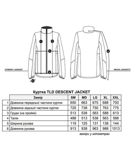 Куртка TLD DESCENT JACKET Camo [Carbon], Колір: Camo, Розмір: L, зображення 3
