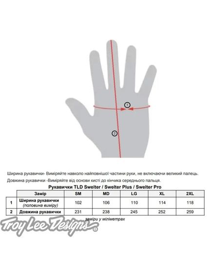 Перчатки TLD SWELTER PLUS GLOVE MONO [BLACK], Размер: M, изображение 5