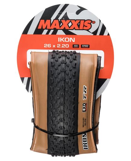 Покрышка MAXXIS IKON 26X2.20 TPI-60 Foldable EXO/TR/TANWALL, изображение 2