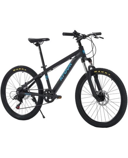 Велосипед 24" Krook 24 2025 чорний, Колір: Чорний, Діаметр колеса: 24", зображення 2