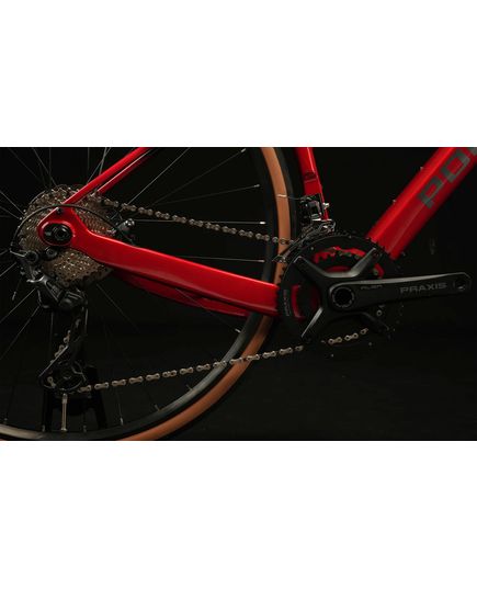 Велосипед Polygon Tambora A5 red black, Цвет: Красный, Размер рамы: M, Диаметр колеса: 28", изображение 6