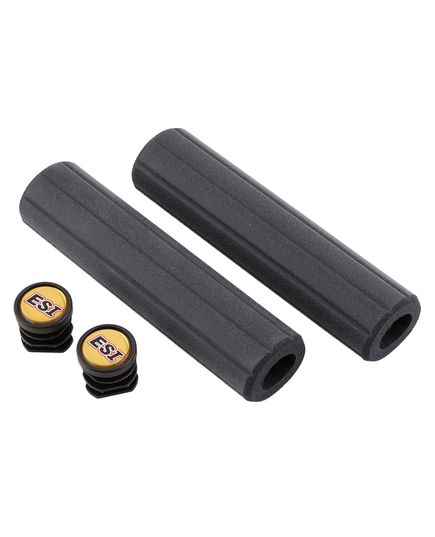 Гріпси ESI Ribbed Chunky Black Silicone Bicycle Grips, зображення 2