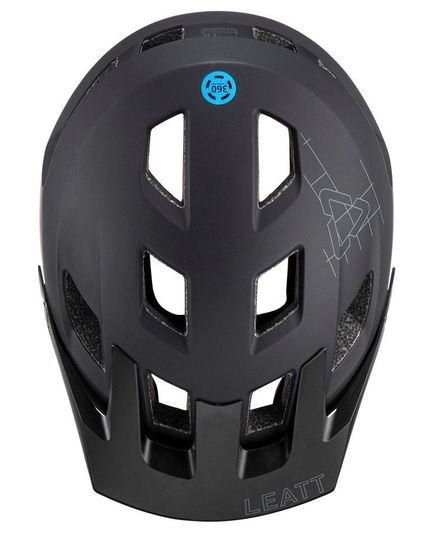 Шлем Leatt MTB 1.0 V23 All Mountain Stealth, Колір: Чорний, Розмір шолома: L (59-63 см), зображення 5