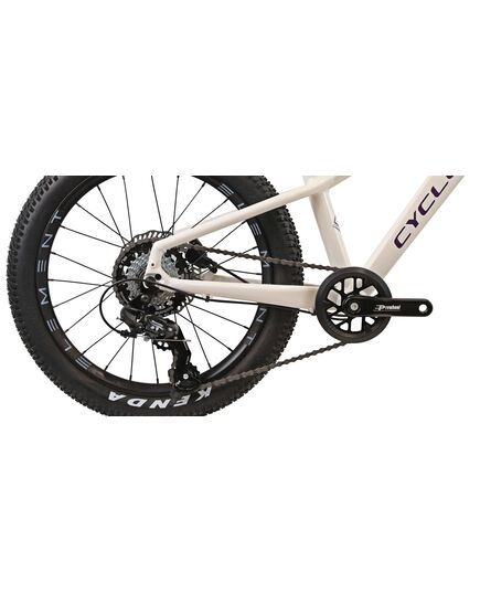 Велосипед 20" Cyclone PIXEL білий, Колір: Білий, Розмір рами: 11", Діаметр колеса: 20", зображення 3