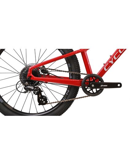Велосипед 24" Cyclone ULTIMA червоний, Колір: Червоний, Розмір рами: 12", Діаметр колеса: 24", зображення 2