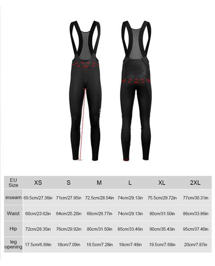 Велоштани чоловічі зимові з памперсом з лямками, Розмір: M, зображення 3