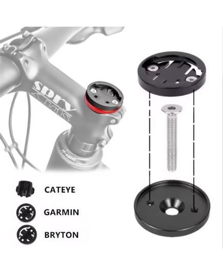 Кришка рульової колонки з кріпленням велокомп'ютера GRM, зображення 2