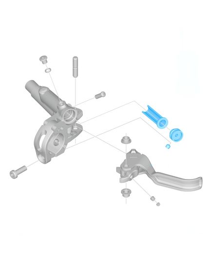 Діафрагма гальмівної ручки Shimano BL-M820, зображення 2