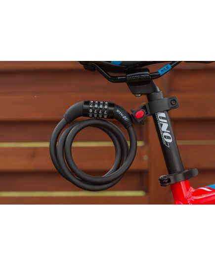 Велозамок KLS Encode тросовий кодовий 12x1000 мм, зображення 2