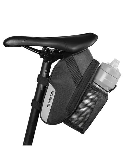 Сумка під сідло Roswheel 131464 з кишенею для пляшки чорний, зображення 2