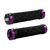 Гріпси ODI Cross Trainer MTB Lock-On Bonus Pack Black w/Purple Clamps (чорні з фіолетовими замками), Колір: Фіолетовий