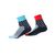 Шкарпетки ONRIDE FOOT, чорний, блакитний, червоний