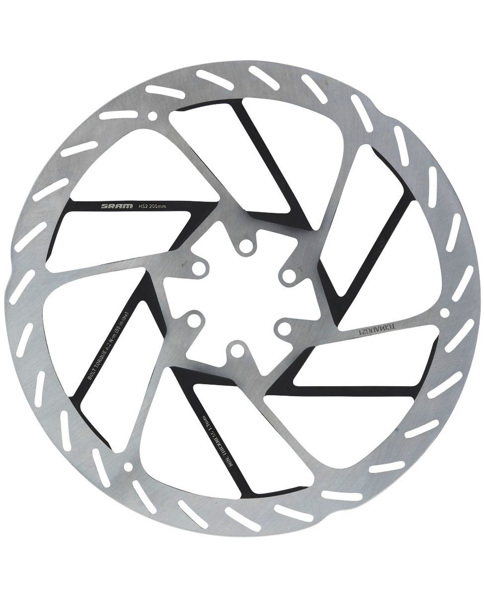 Ротор гальмівний SRAM HS2 200mm 6-bolt (includes Steel Rounded ...